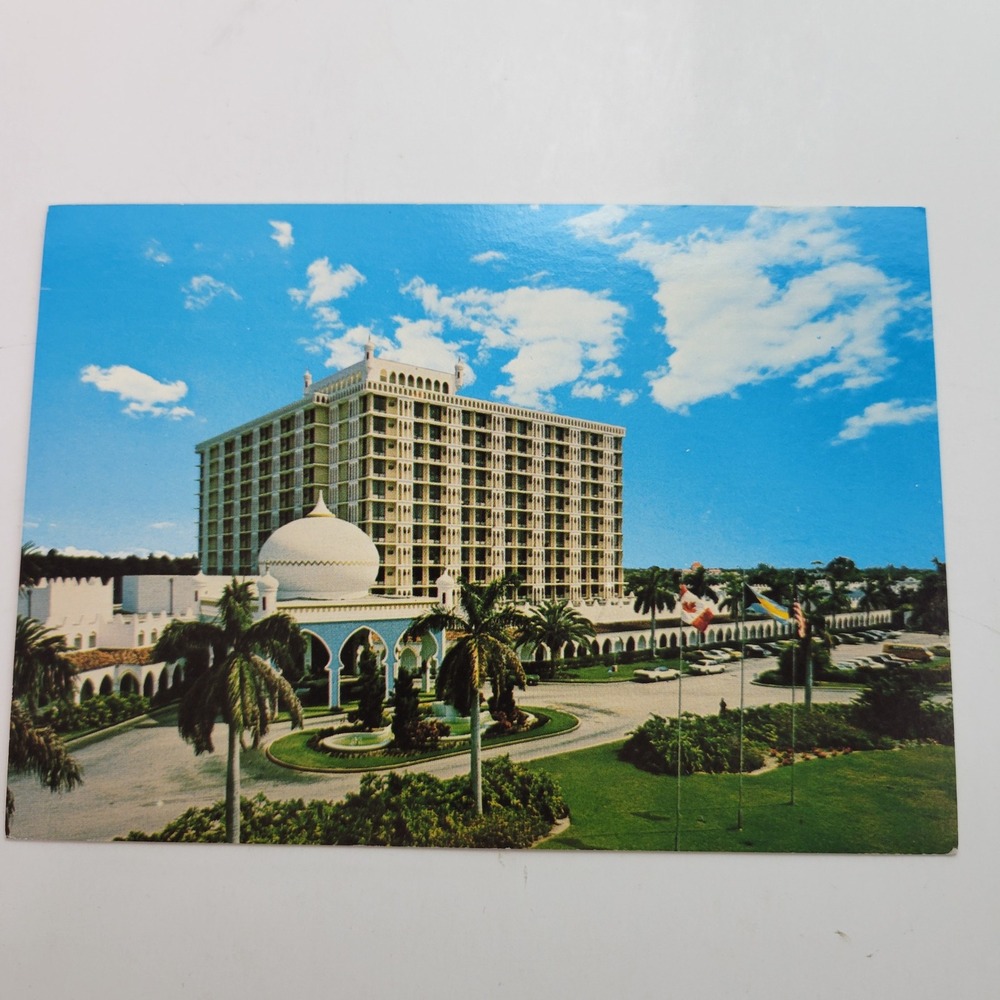 Princess Tower Hotel Postcard‎ Freeport Grand Bahamas Island Souvenir